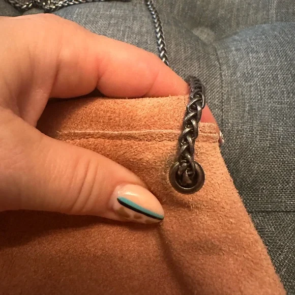 Free people slouchy suede crossbody sling bag - Picture 9 of 15